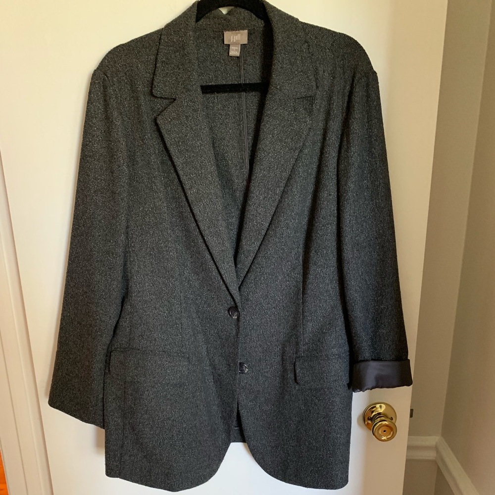 Stretch menswear blazer by J Jill